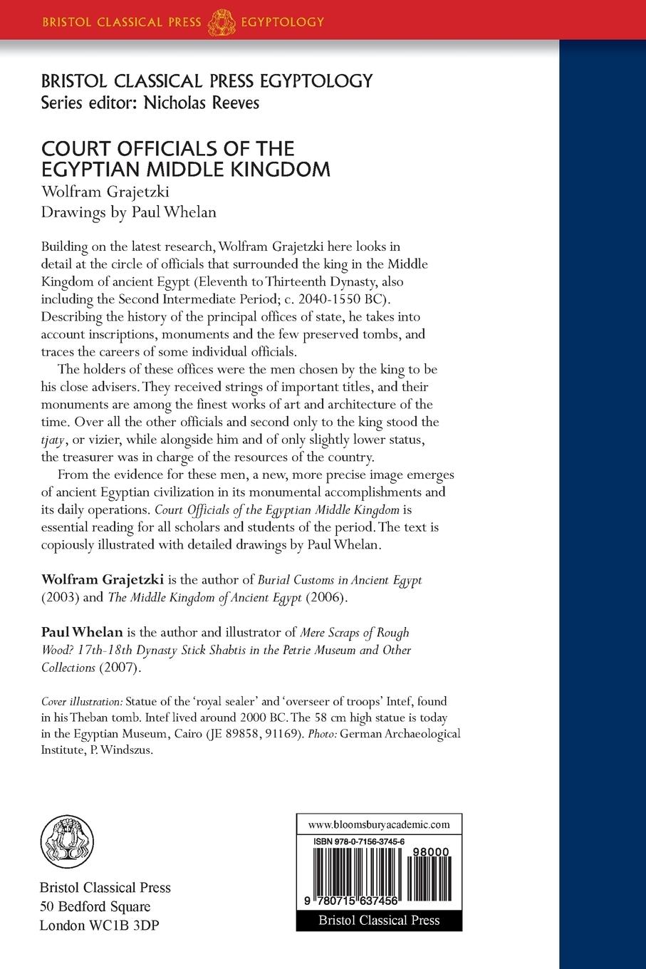 Rückseitencover Court Officials of the Egyptian Middle Kingdom