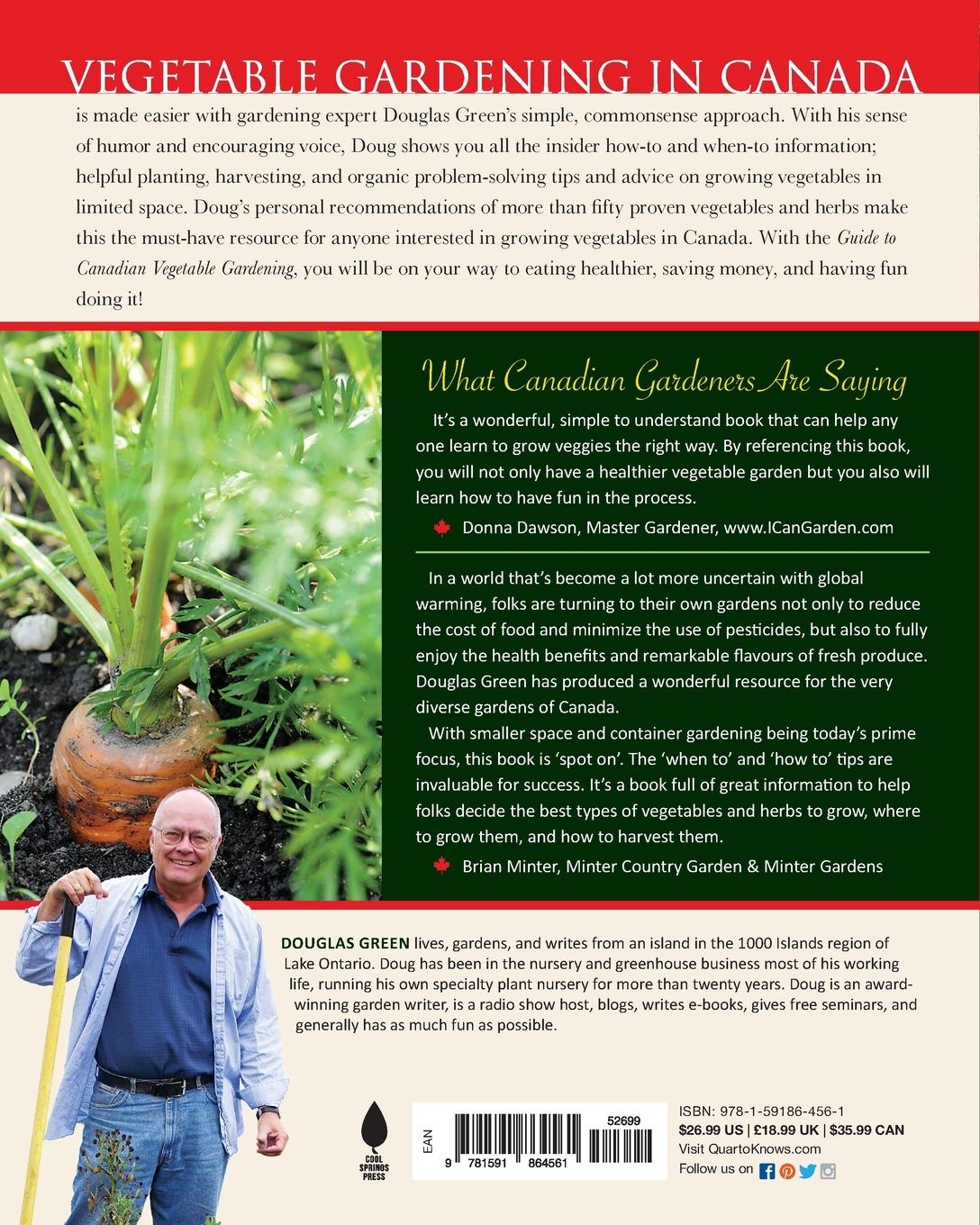 Rückseitencover Guide to Canadian Vegetable Gardening