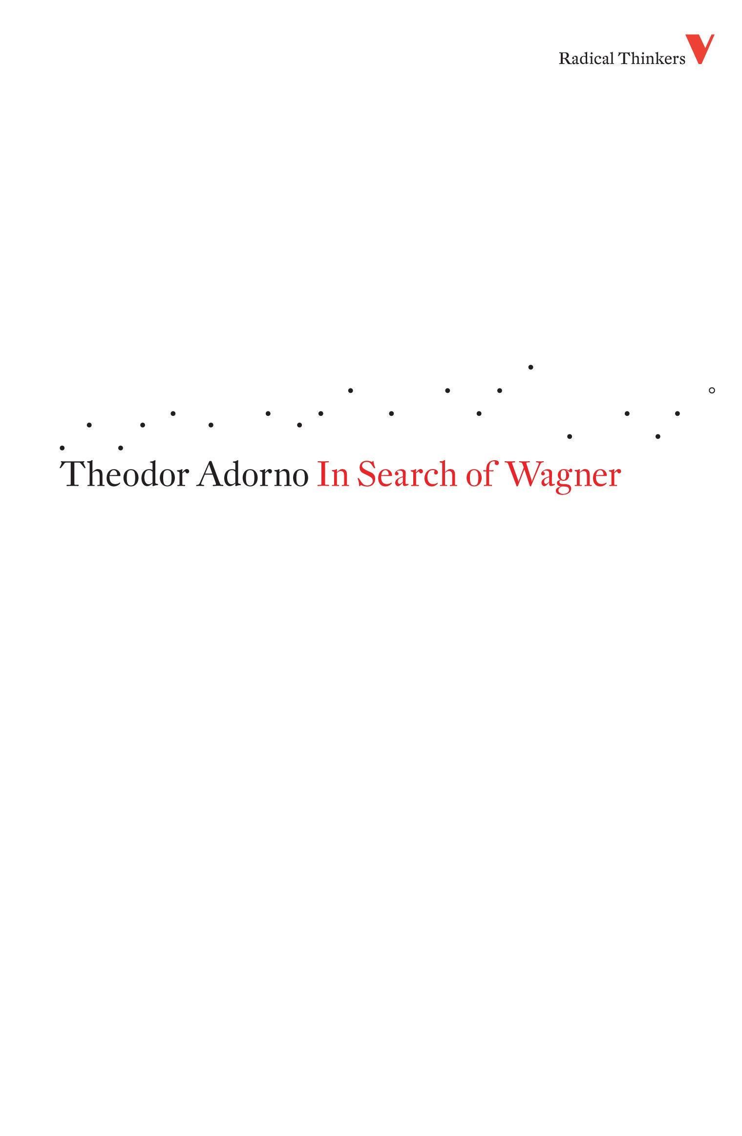 Vorderes Coverbild In Search of Wagner