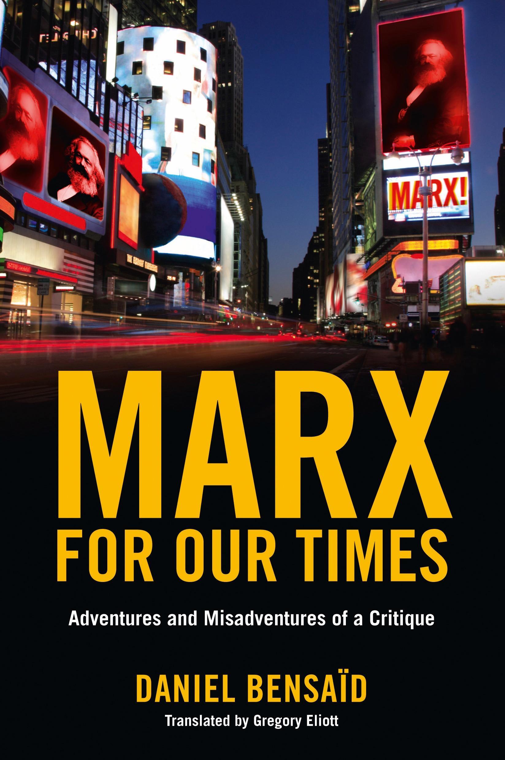 Vorderes Coverbild Marx for Our Times