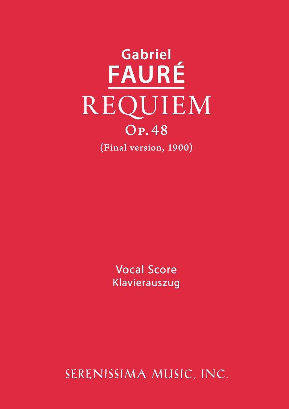 Vorderes Coverbild Requiem, Op.48