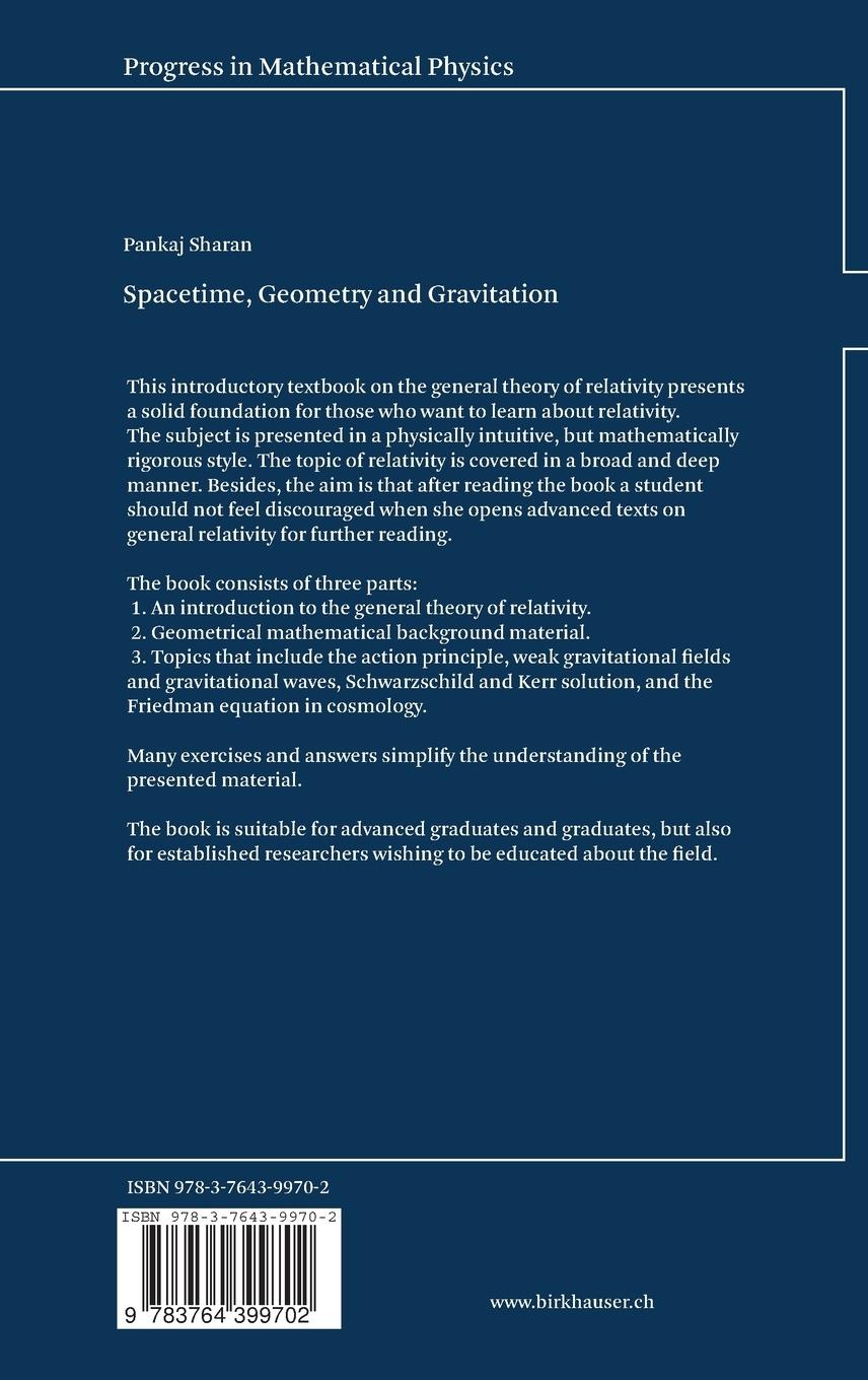 Rückseitencover Spacetime, Geometry and Gravitation