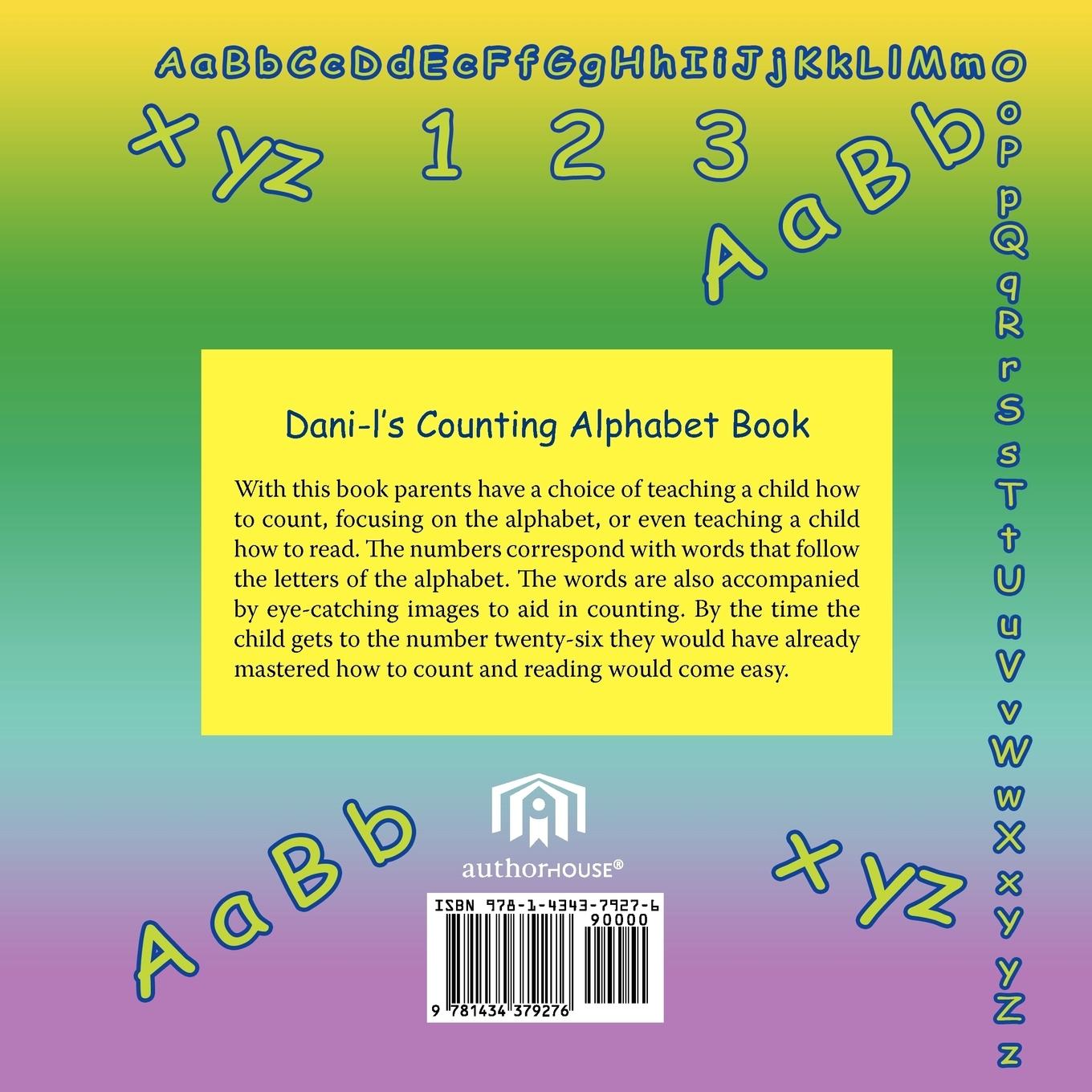 Rückseitencover Dani-l's Counting Alphabet Book