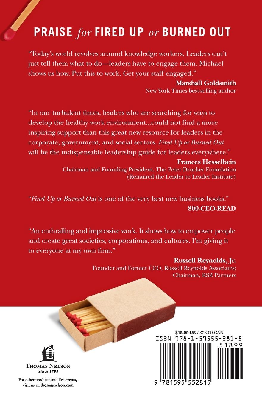 Rückseitencover The Fired Up or Burned Out