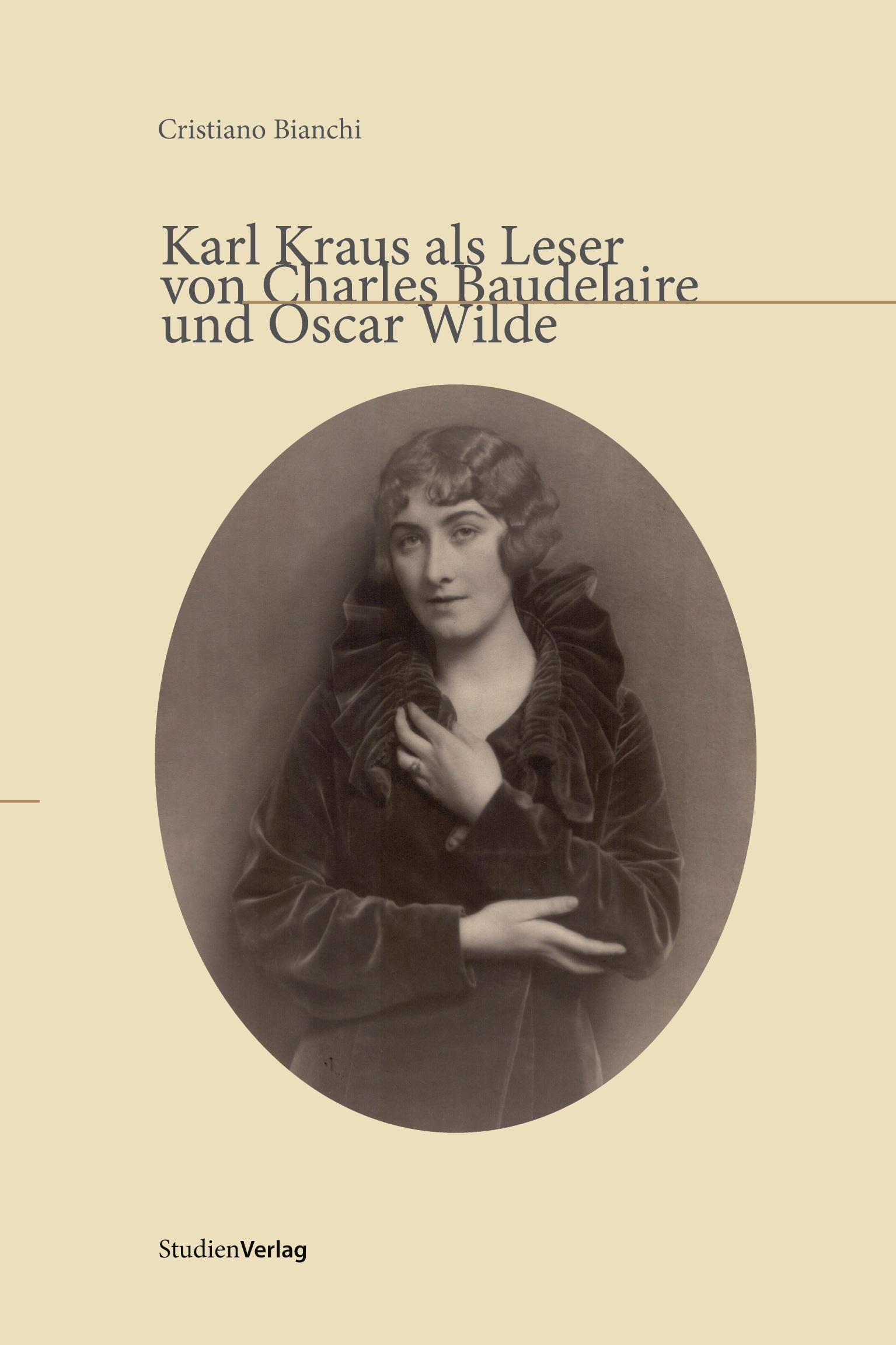 Vorderes Coverbild Karl Kraus als Leser von Charles Baudelaire und Oscar Wilde