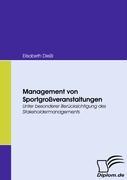 Vorderes Coverbild Management von Sportgroßveranstaltungen