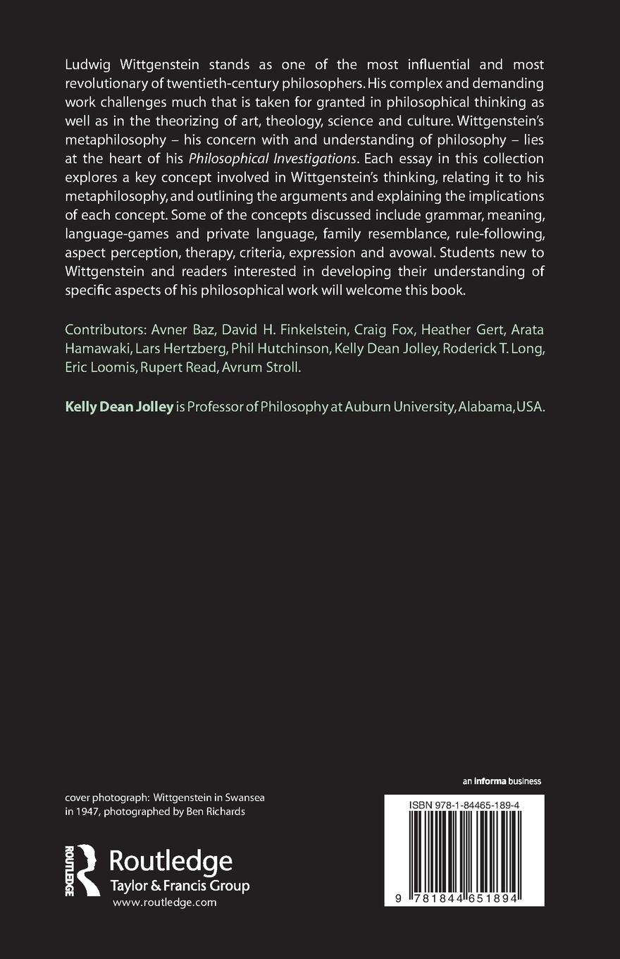 Rückseitencover Wittgenstein