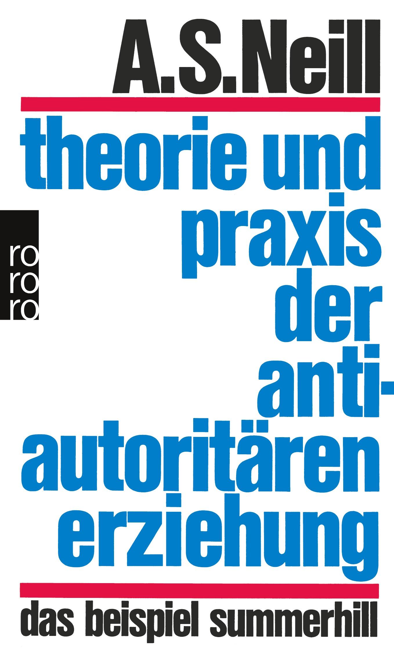 Vorderes Coverbild Theorie und Praxis der antiautoritären Erziehung