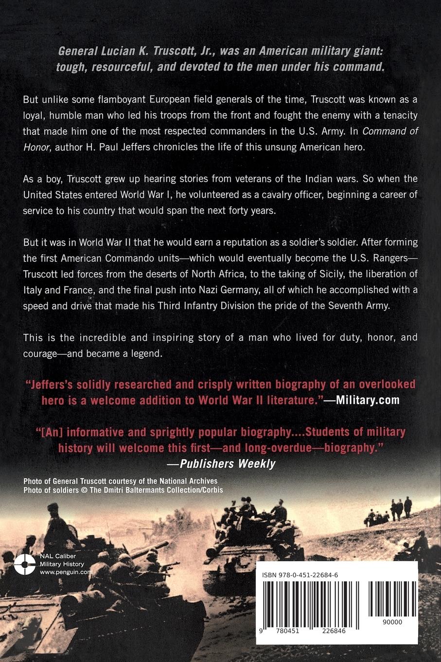 Rückseitencover Command of Honor