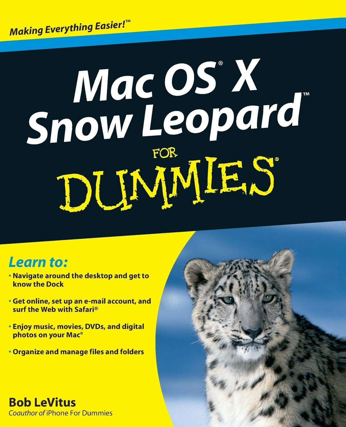 Vorderes Coverbild Mac OS X Snow Leopard for Dummies