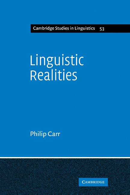 Vorderes Coverbild Linguistic Realities