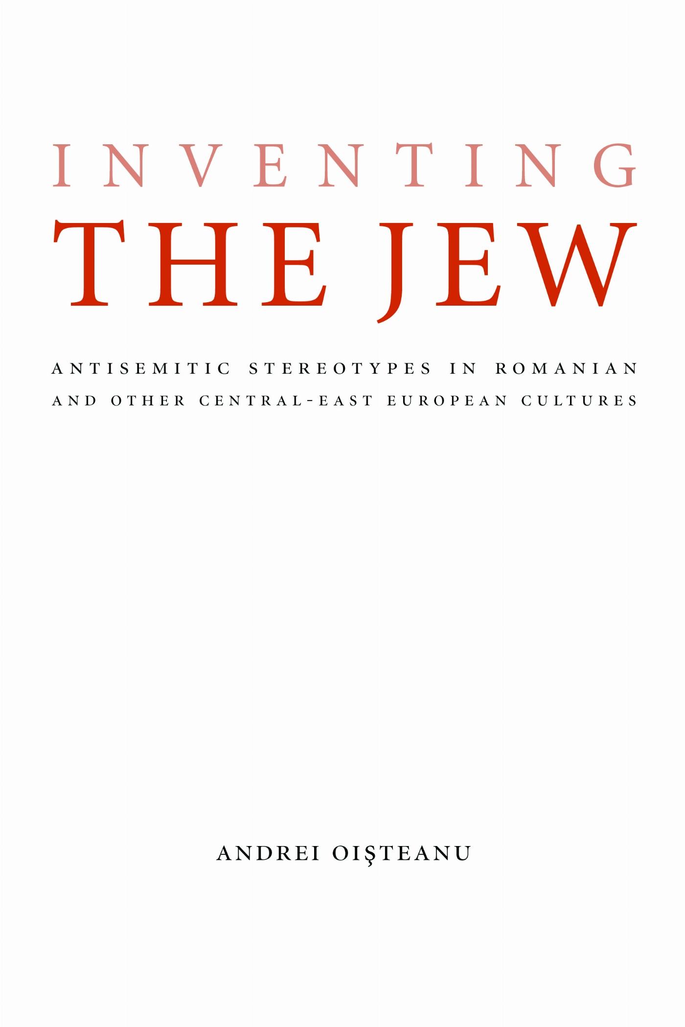 Vorderes Coverbild Inventing the Jew