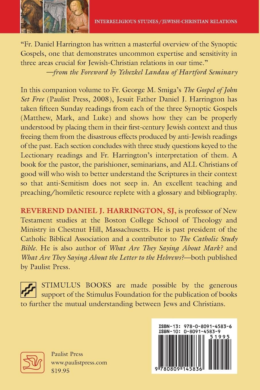 Rückseitencover The Synoptic Gospels Set Free