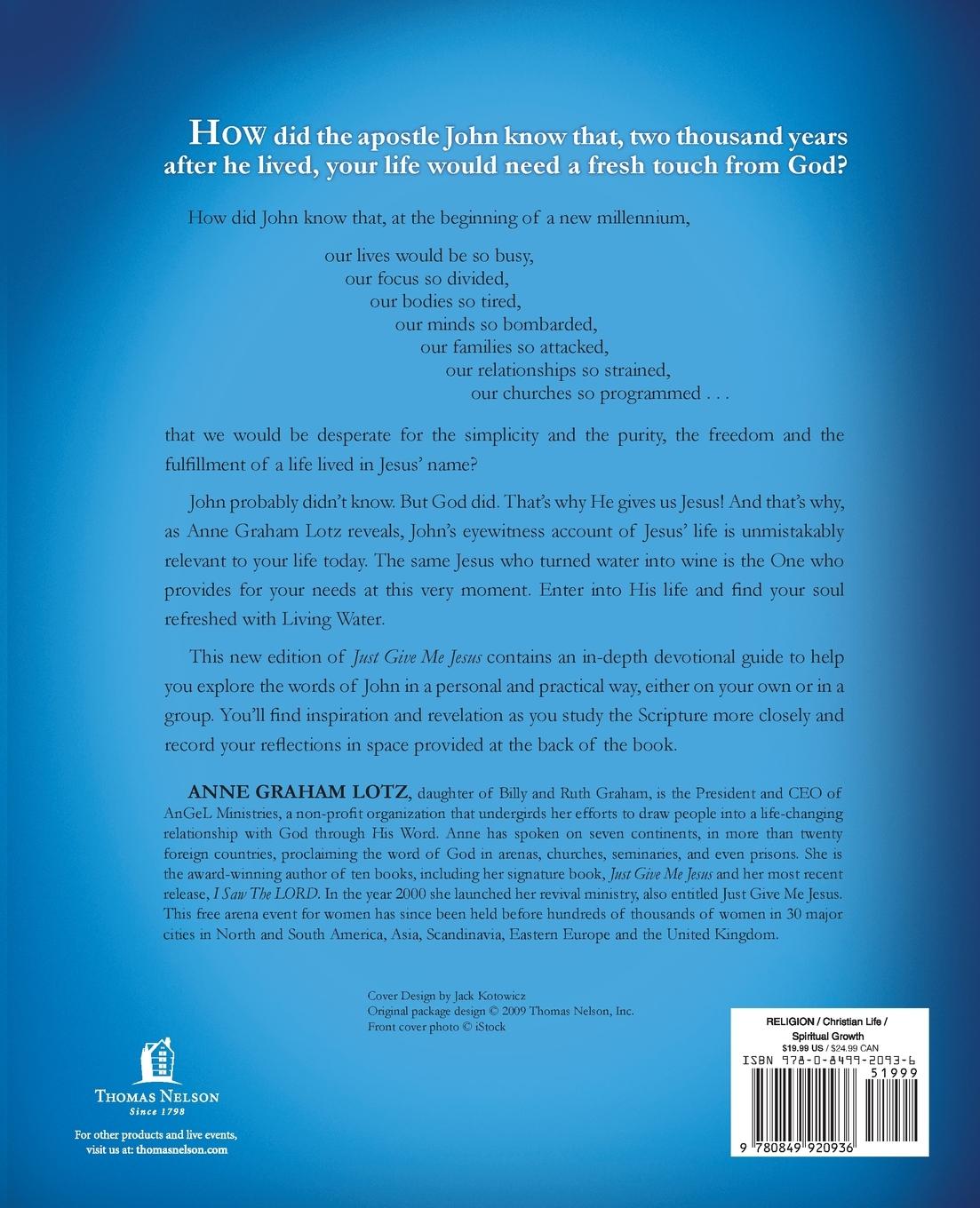 Rückseitencover The Just Give Me Jesus