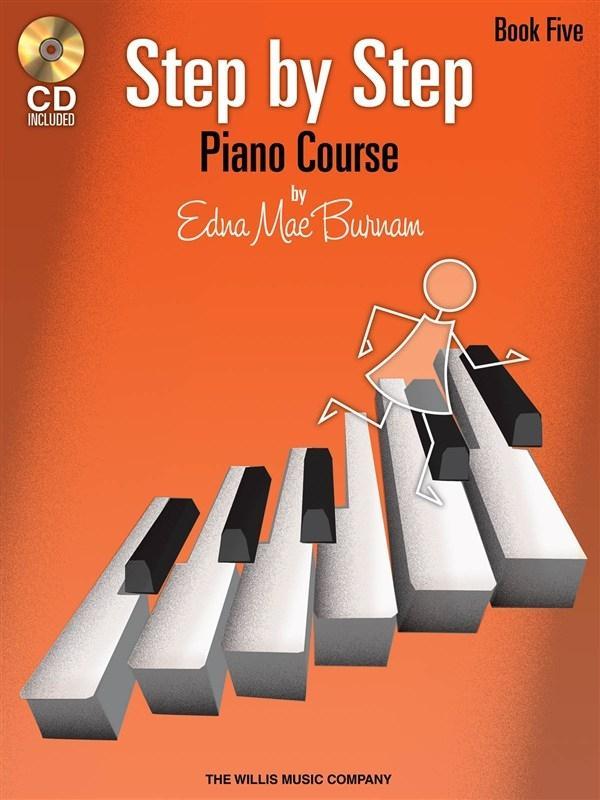 Vorderes Coverbild Step by Step Piano Course - Book 5 (Book/Online Audio)