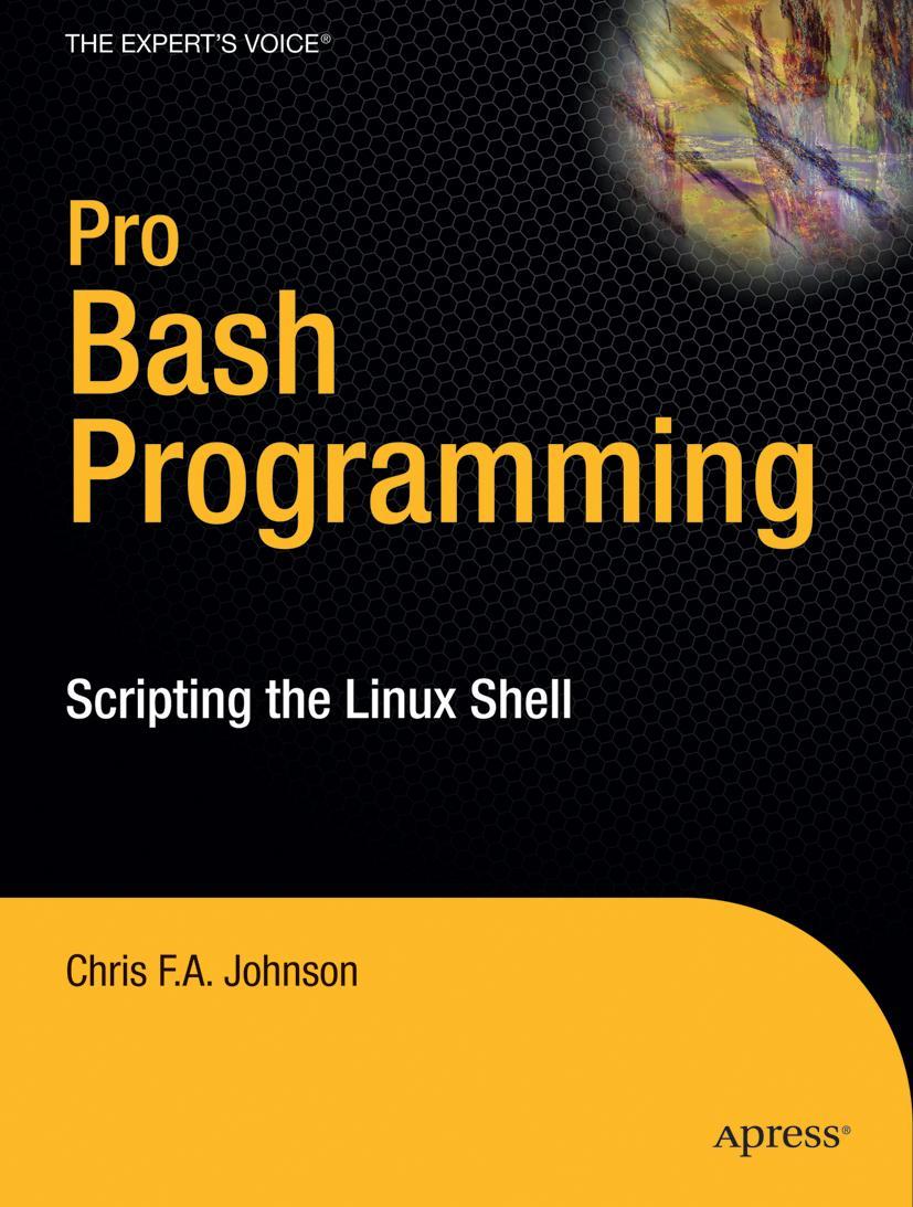Vorderes Coverbild Pro Bash Programming