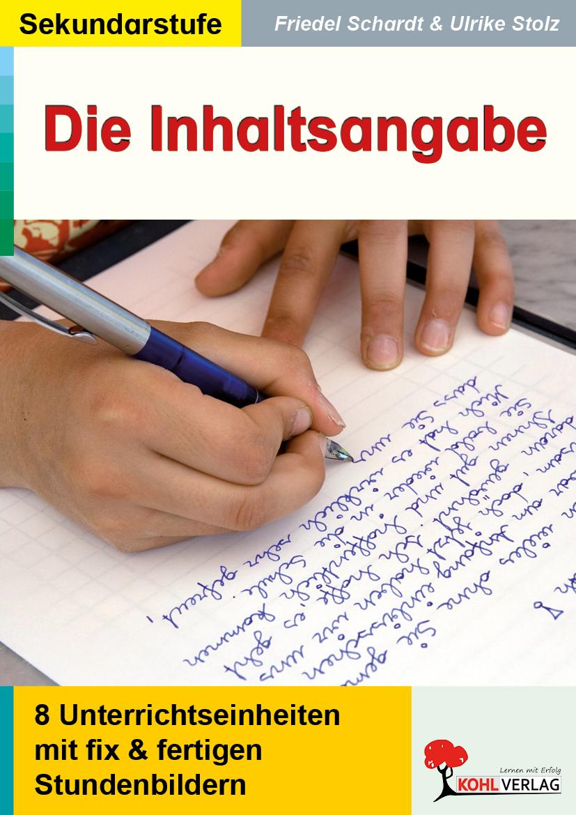 Vorderes Coverbild Die Inhaltsangabe