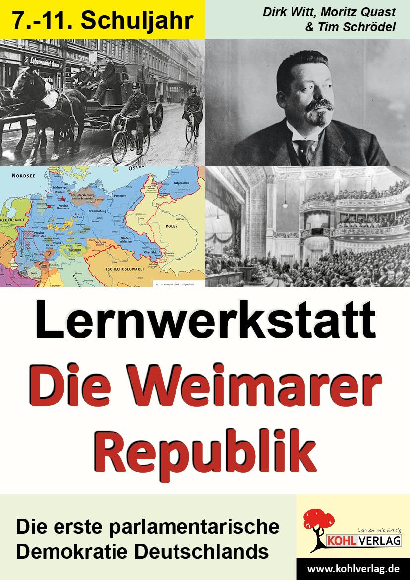 Vorderes Coverbild Lernwerkstatt "Die Weimarer Republik"
