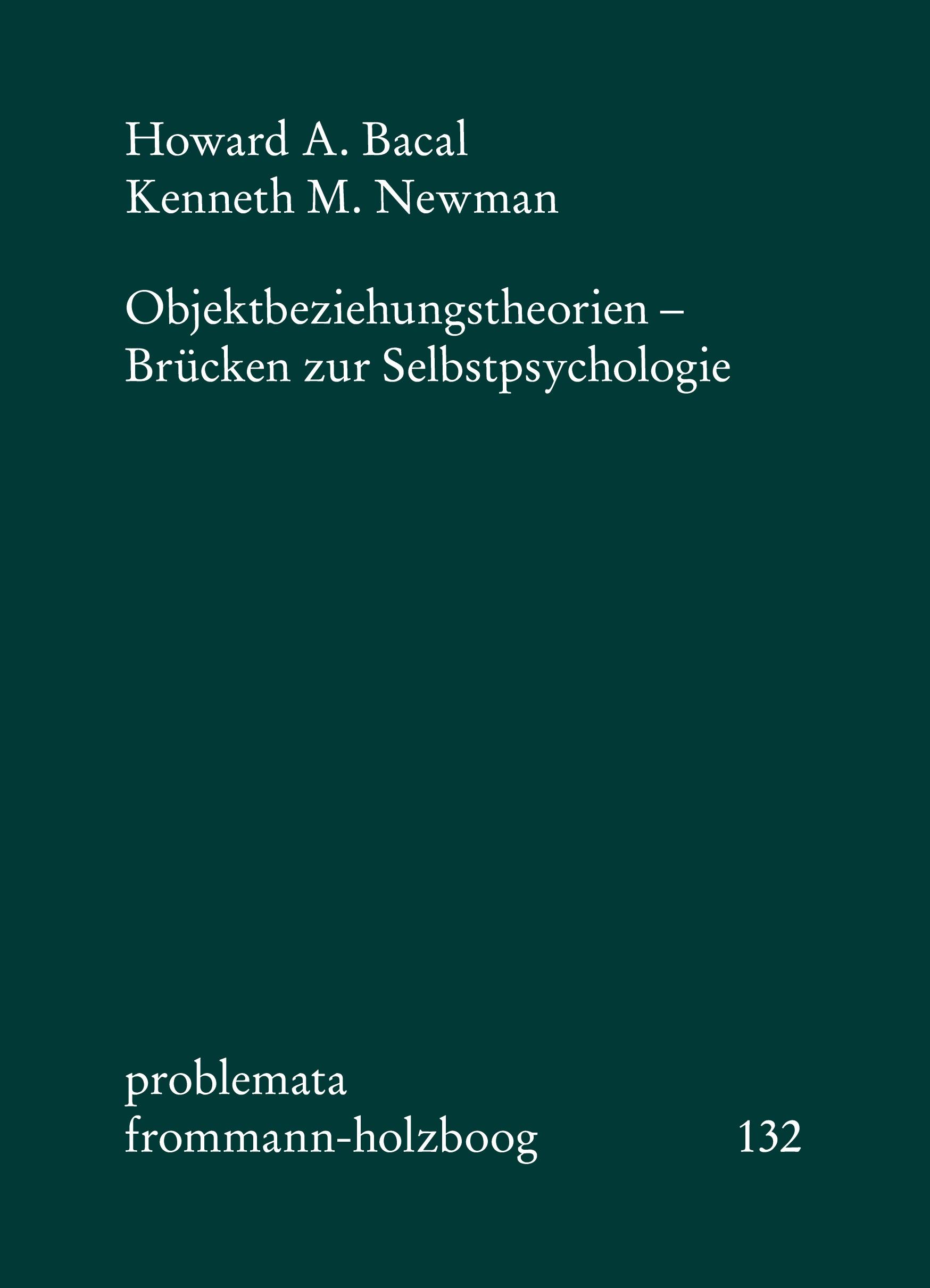 Vorderes Coverbild Objektbeziehungstheorien - Brücken zur Selbstpsychologie