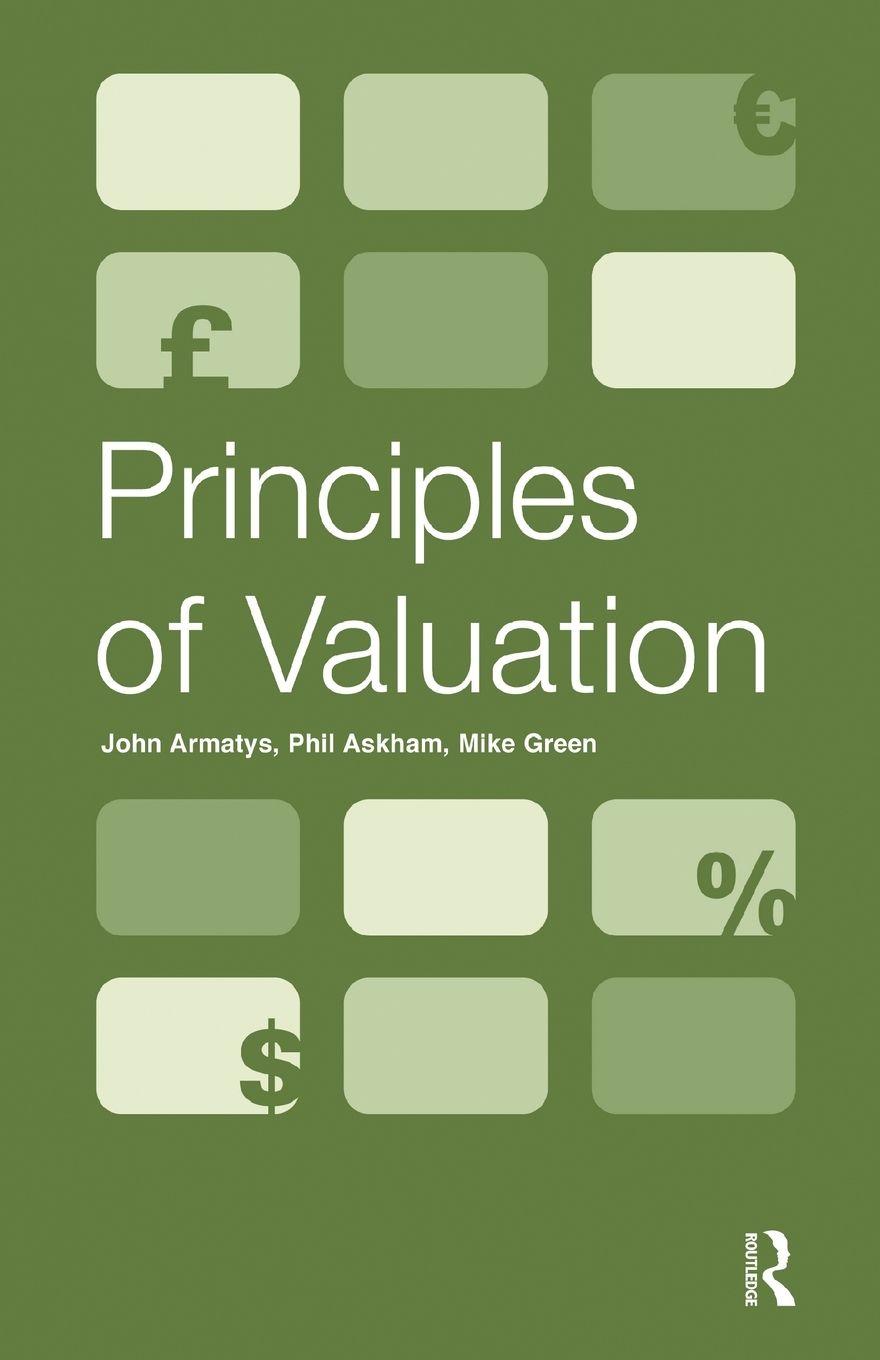 Vorderes Coverbild Principles of Valuation