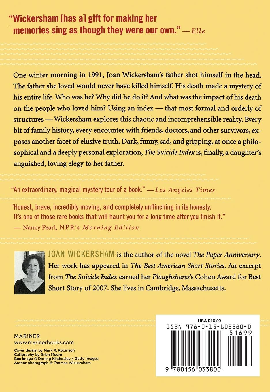 Rückseitencover The Suicide Index