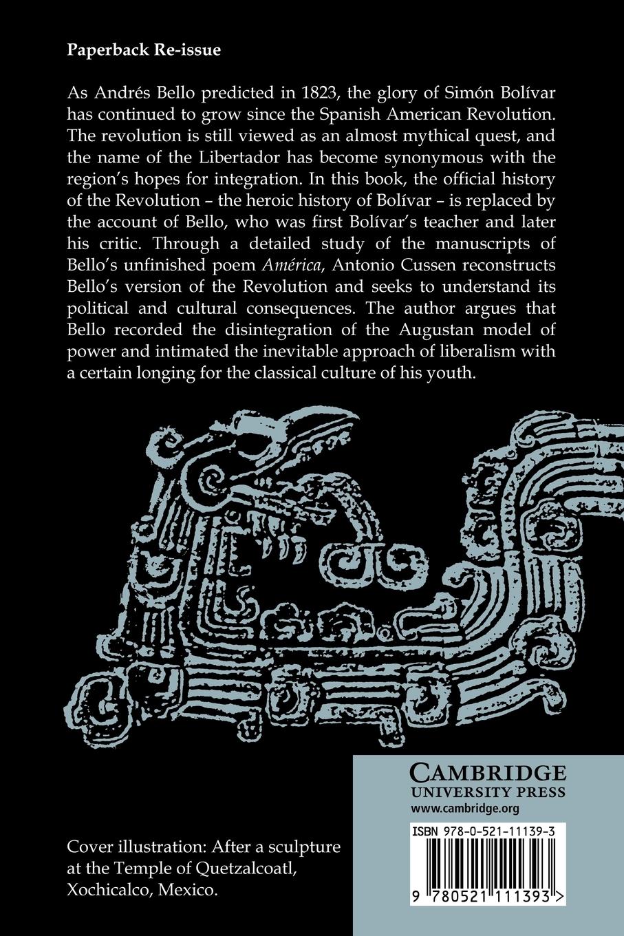 Rückseitencover Bello and Bolivar