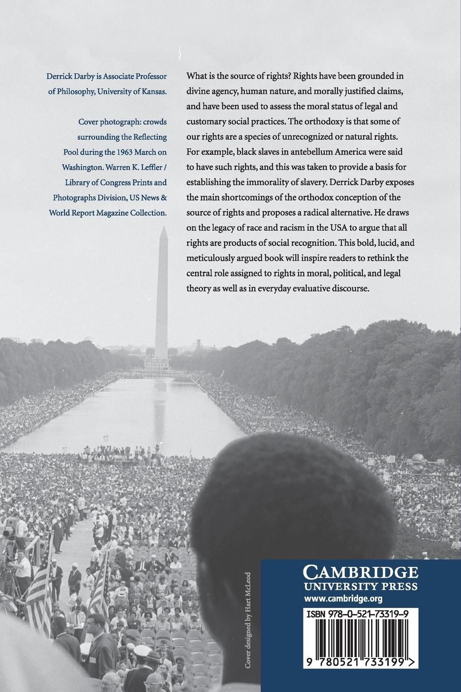 Rückseitencover Rights, Race, and Recognition