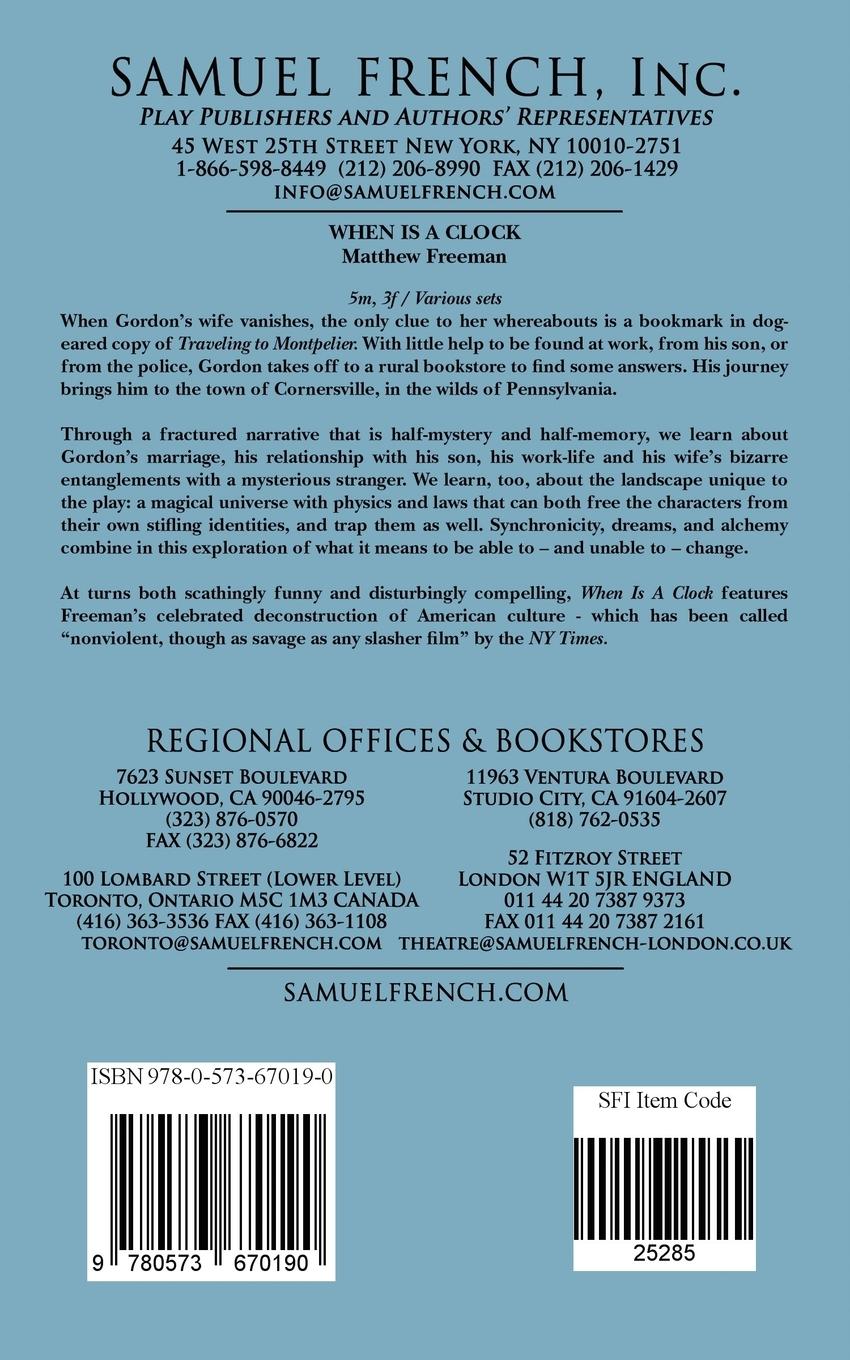 Rückseitencover When Is a Clock