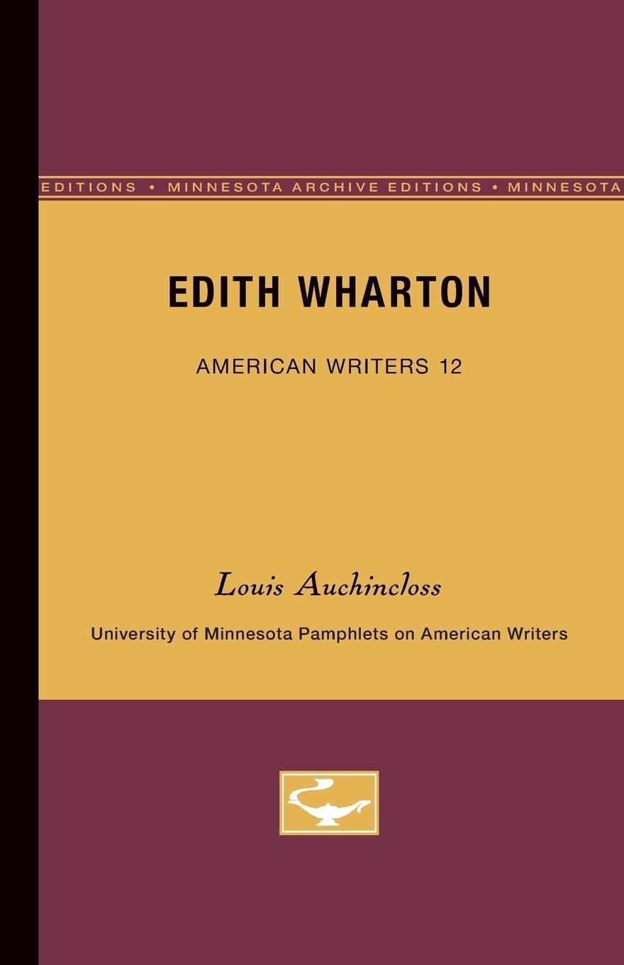 Vorderes Coverbild Edith Wharton - American Writers 12