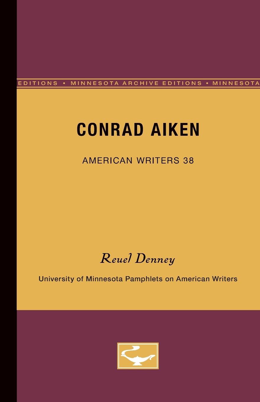 Vorderes Coverbild Conrad Aiken - American Writers 38