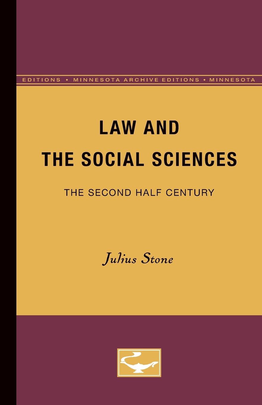 Vorderes Coverbild Law and the Social Sciences