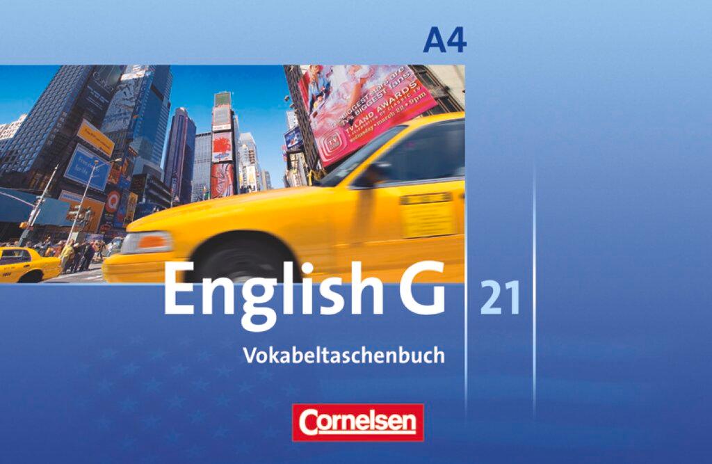 Vorderes Coverbild English G 21. Ausgabe A 4. Vokabeltaschenbuch
