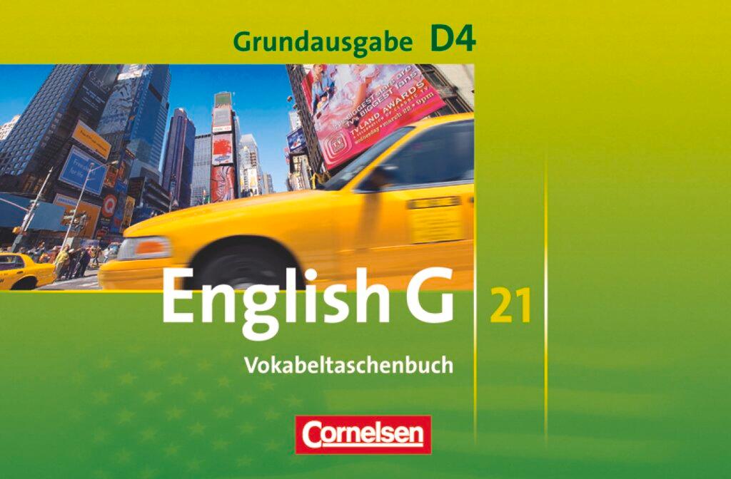Vorderes Coverbild English G 21. Grundausgabe D 4. Vokabeltaschenbuch