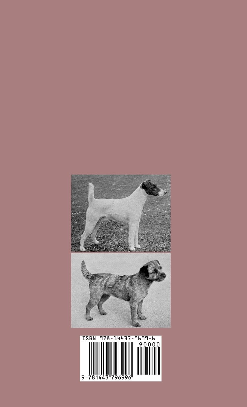 Rückseitencover Terriers - Their Training, Work & Management