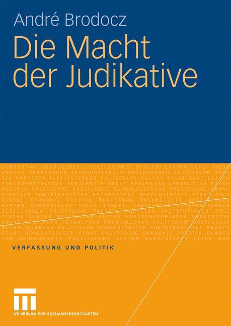 Vorderes Coverbild Die Macht der Judikative