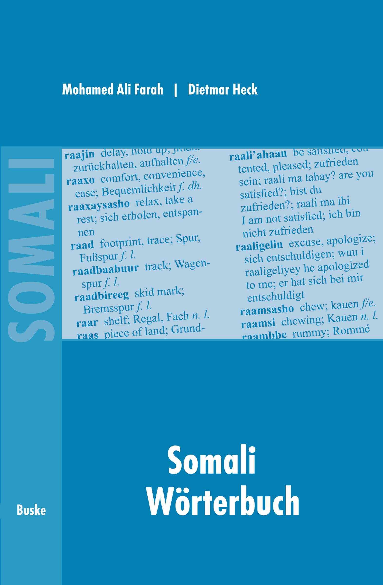 Vorderes Coverbild Somali Wörterbuch