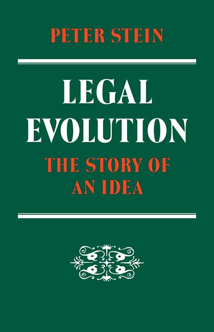Vorderes Coverbild Legal Evolution