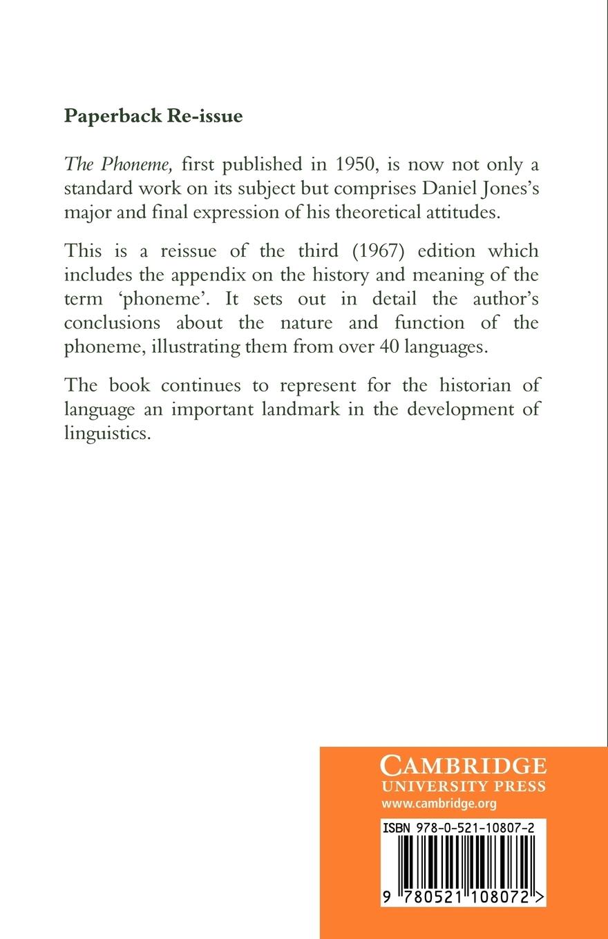 Rückseitencover The Phoneme