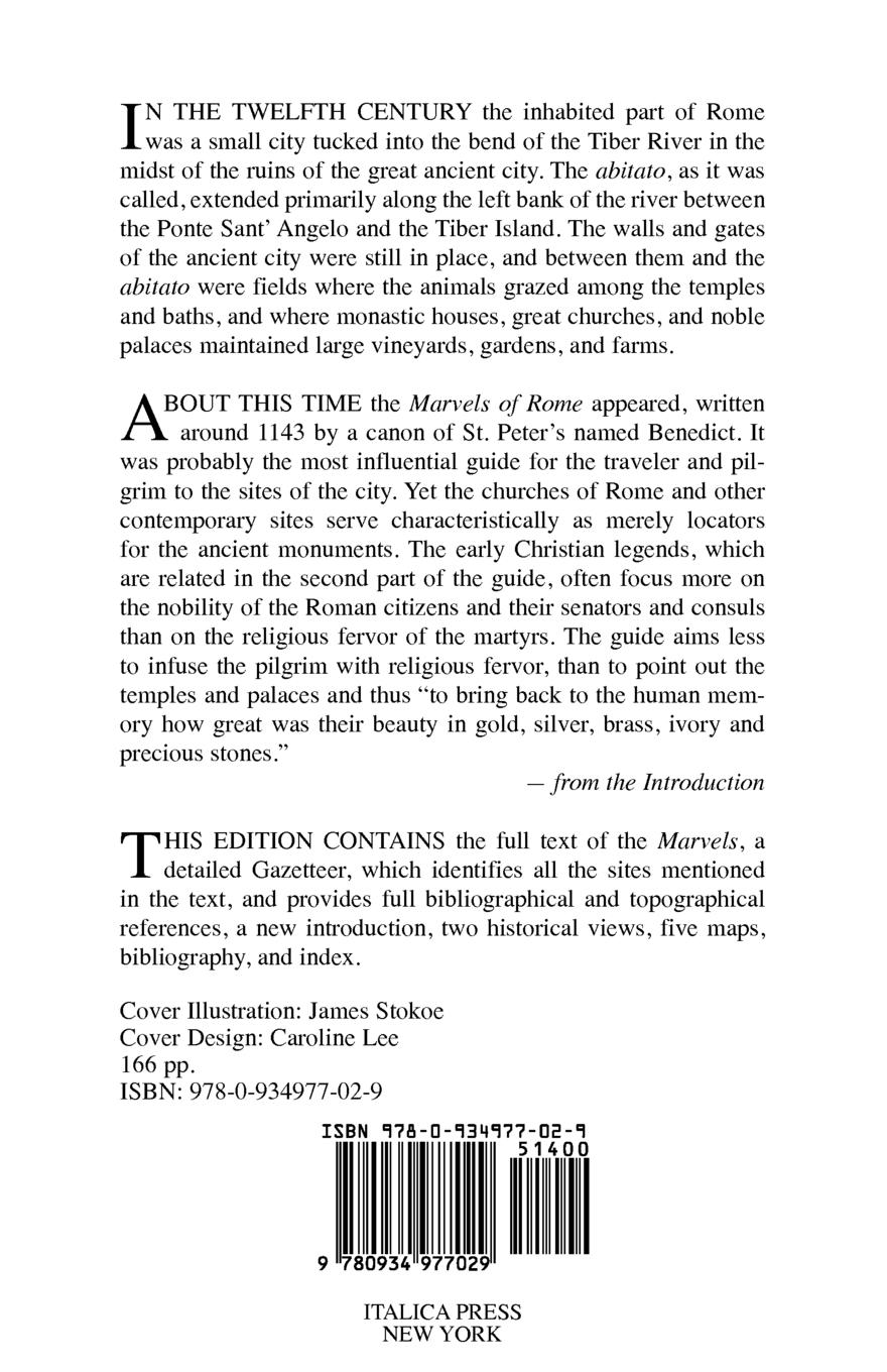 Rückseitencover The Marvels of Rome