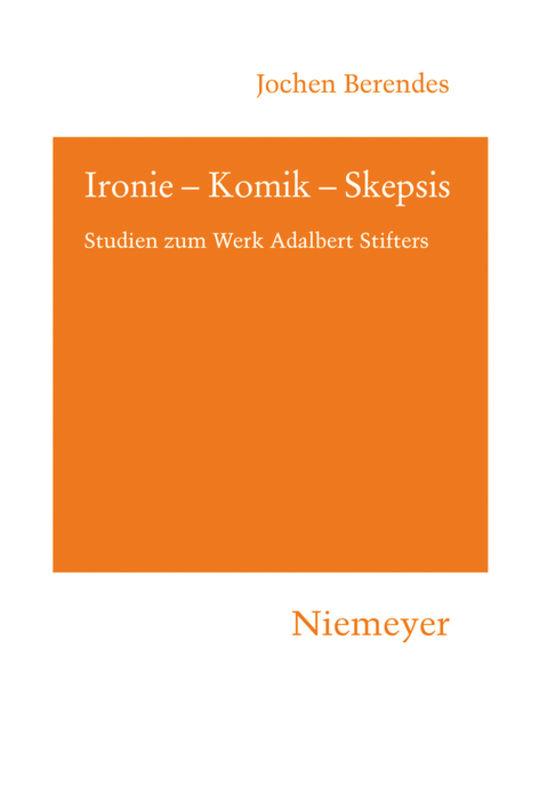 Vorderes Coverbild Ironie - Komik - Skepsis