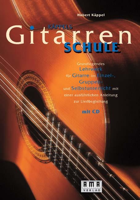 Vorderes Coverbild Käppels Gitarrenschule. Inkl. CD