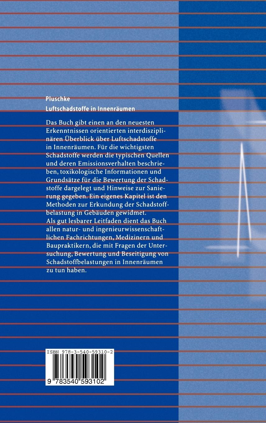 Rückseitencover Luftschadstoffe in Innenräumen