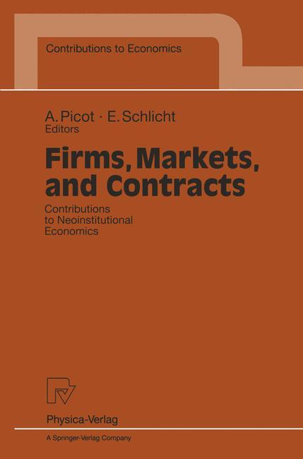 Vorderes Coverbild Firms, Markets, and Contracts