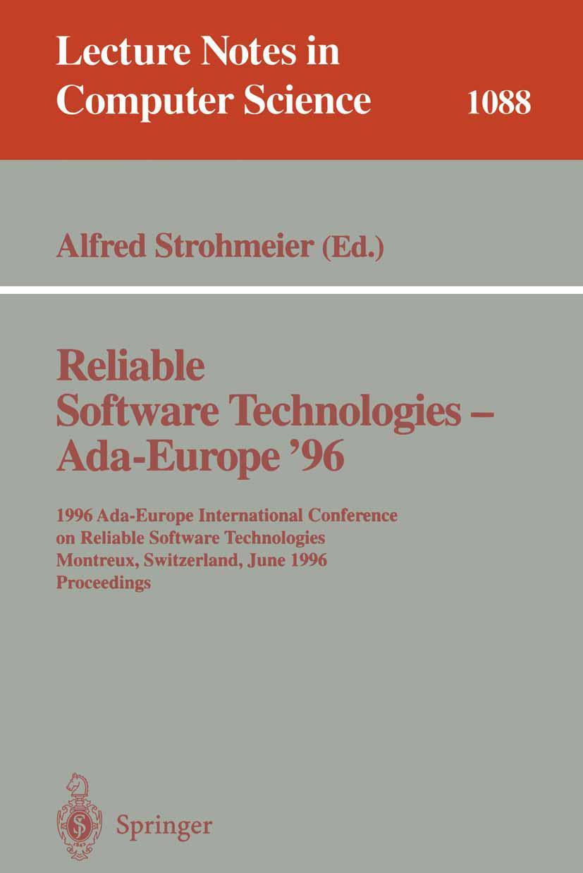 Vorderes Coverbild Reliable Software Technologies - Ada Europe 96