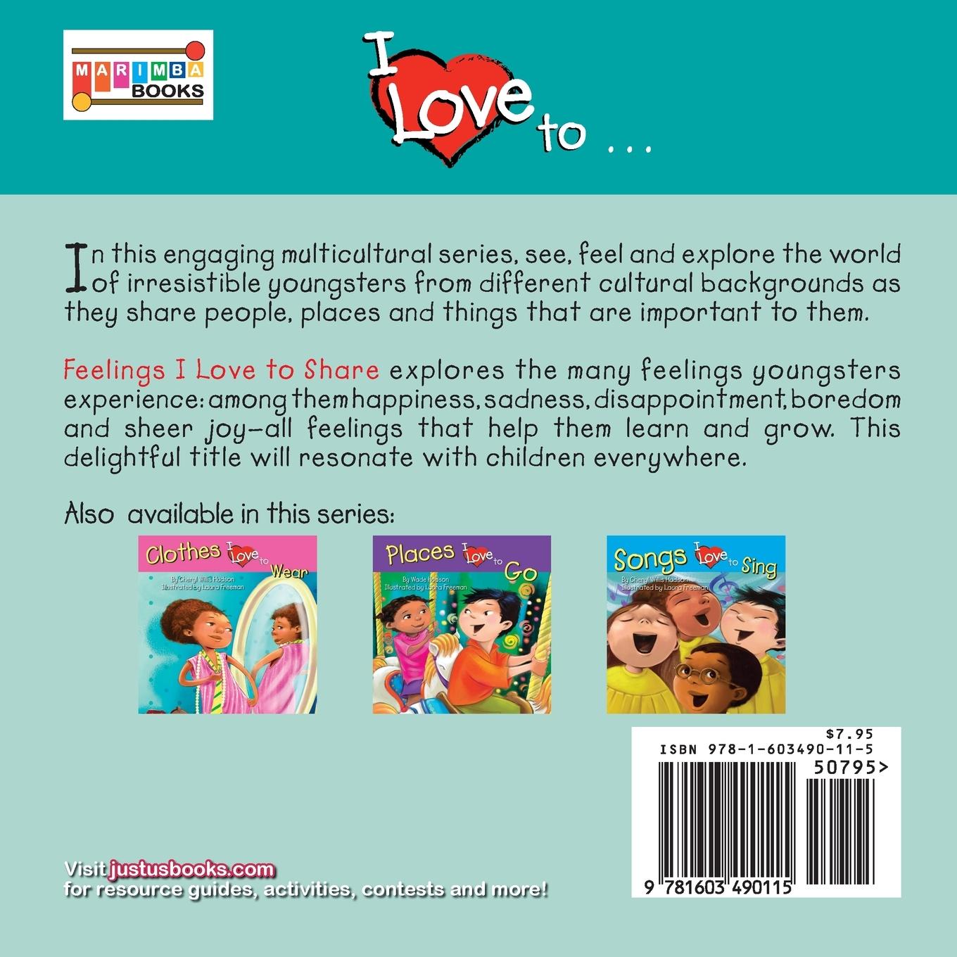 Rückseitencover Feelings I Love to Share