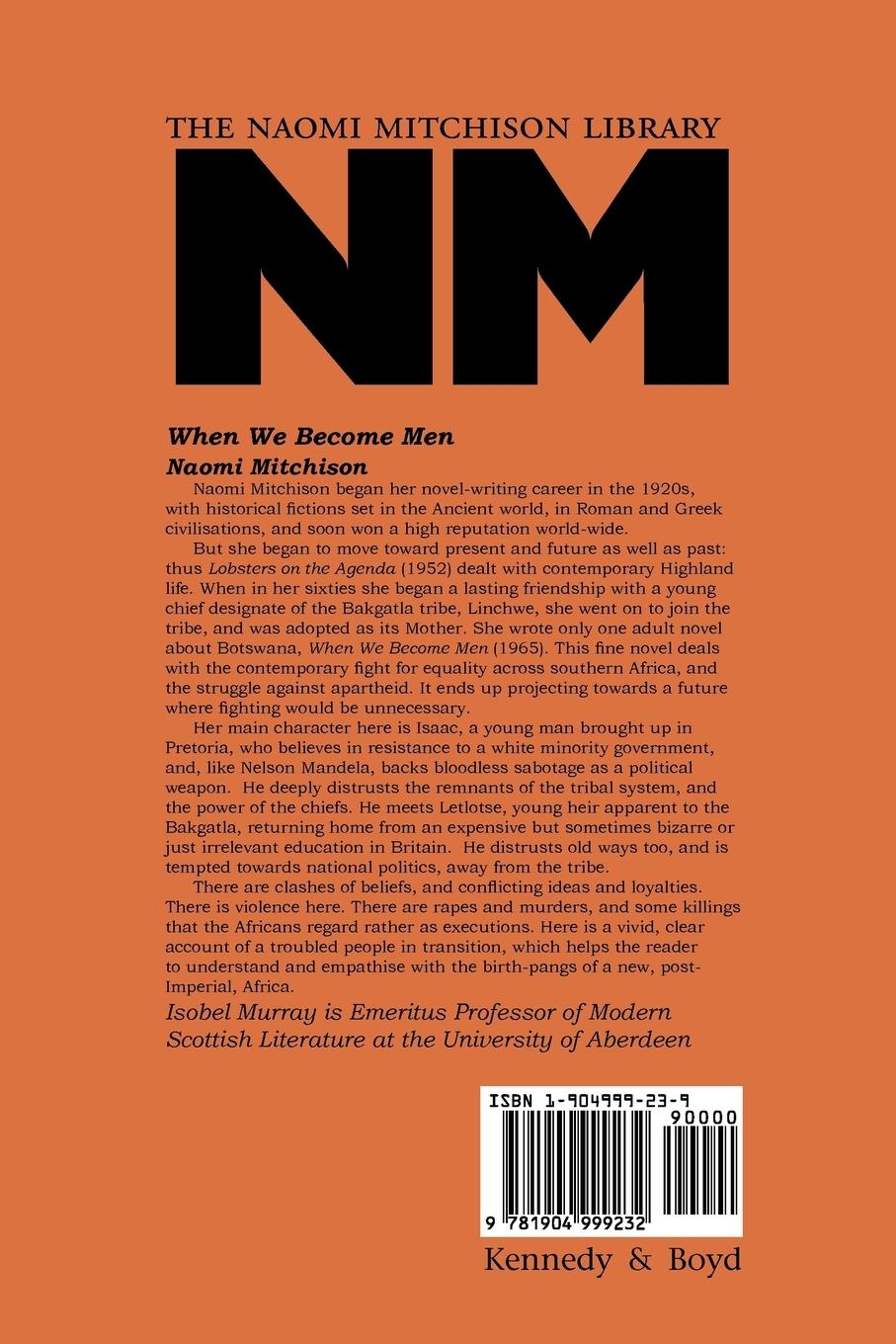 Rückseitencover When We Become Men