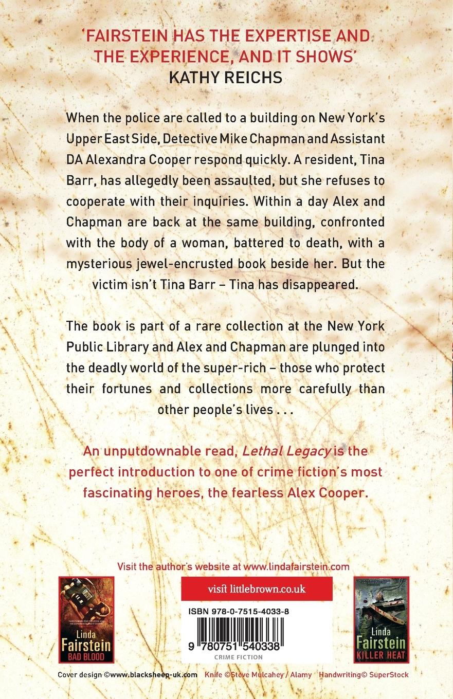 Rückseitencover Lethal Legacy