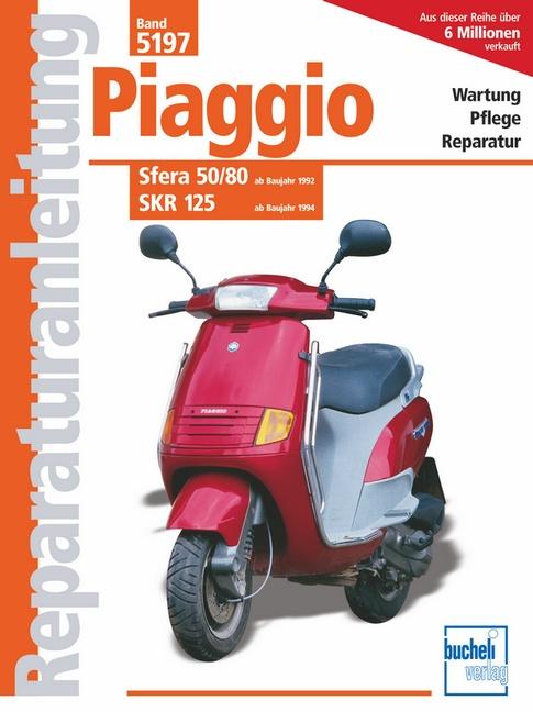 Vorderes Coverbild Piaggio Sfera 50/80 ab Baujahr 1992, SKR 125 ab Baujahr 1994