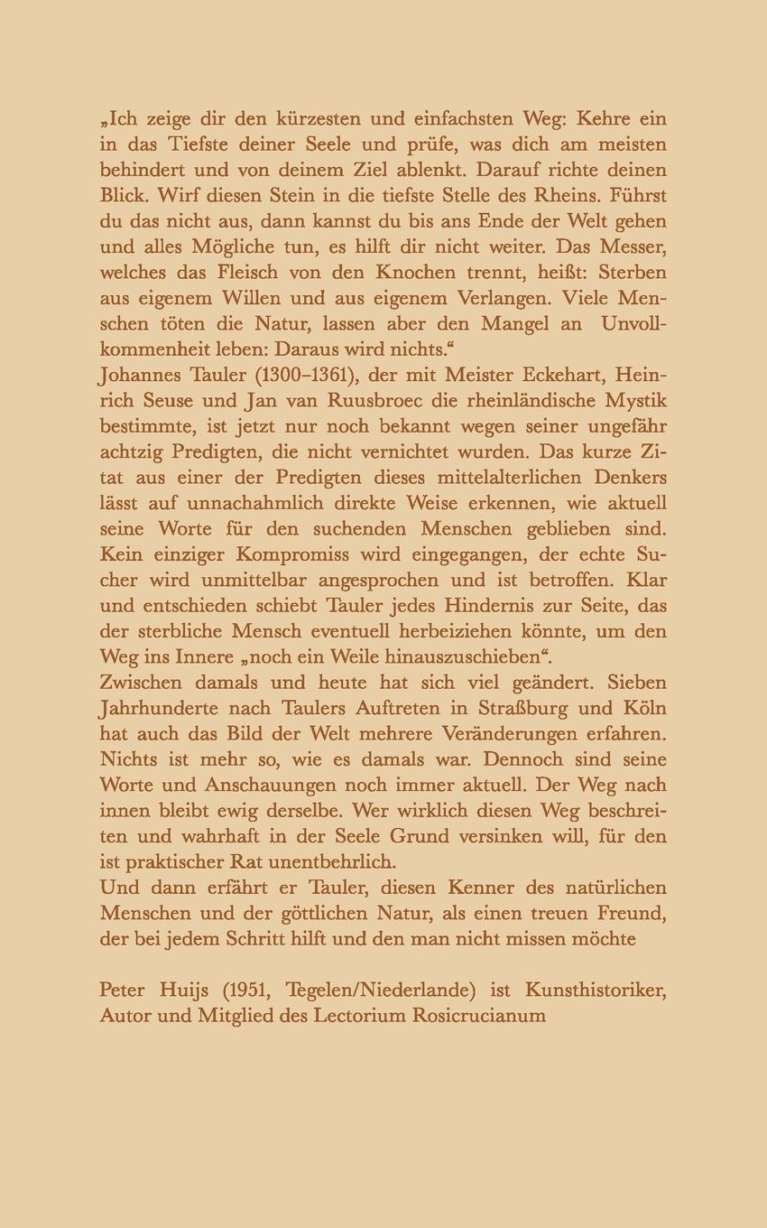 Rückseitencover Taulers Weg nach innen