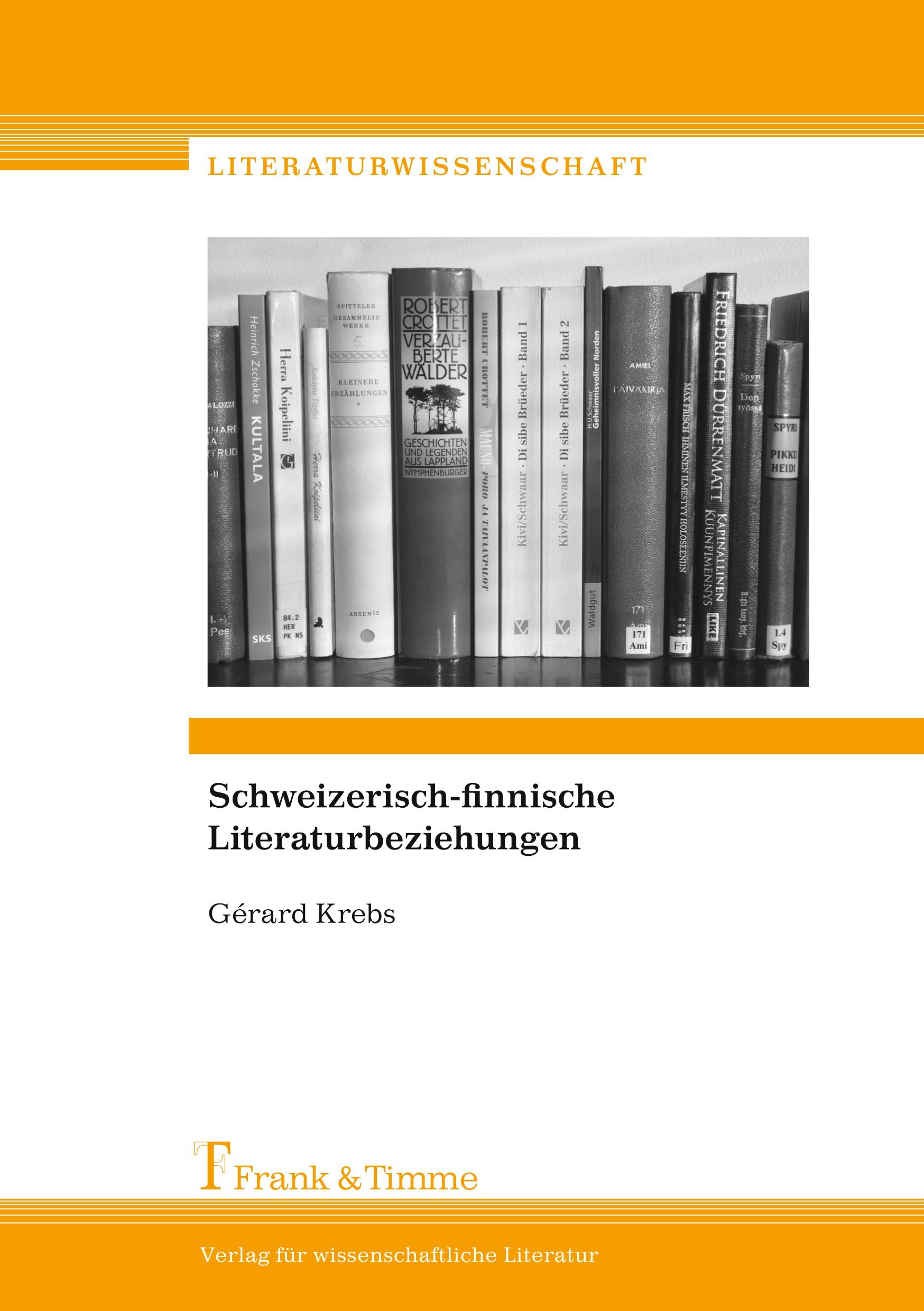 Vorderes Coverbild Schweizerisch-finnische Literaturbeziehungen